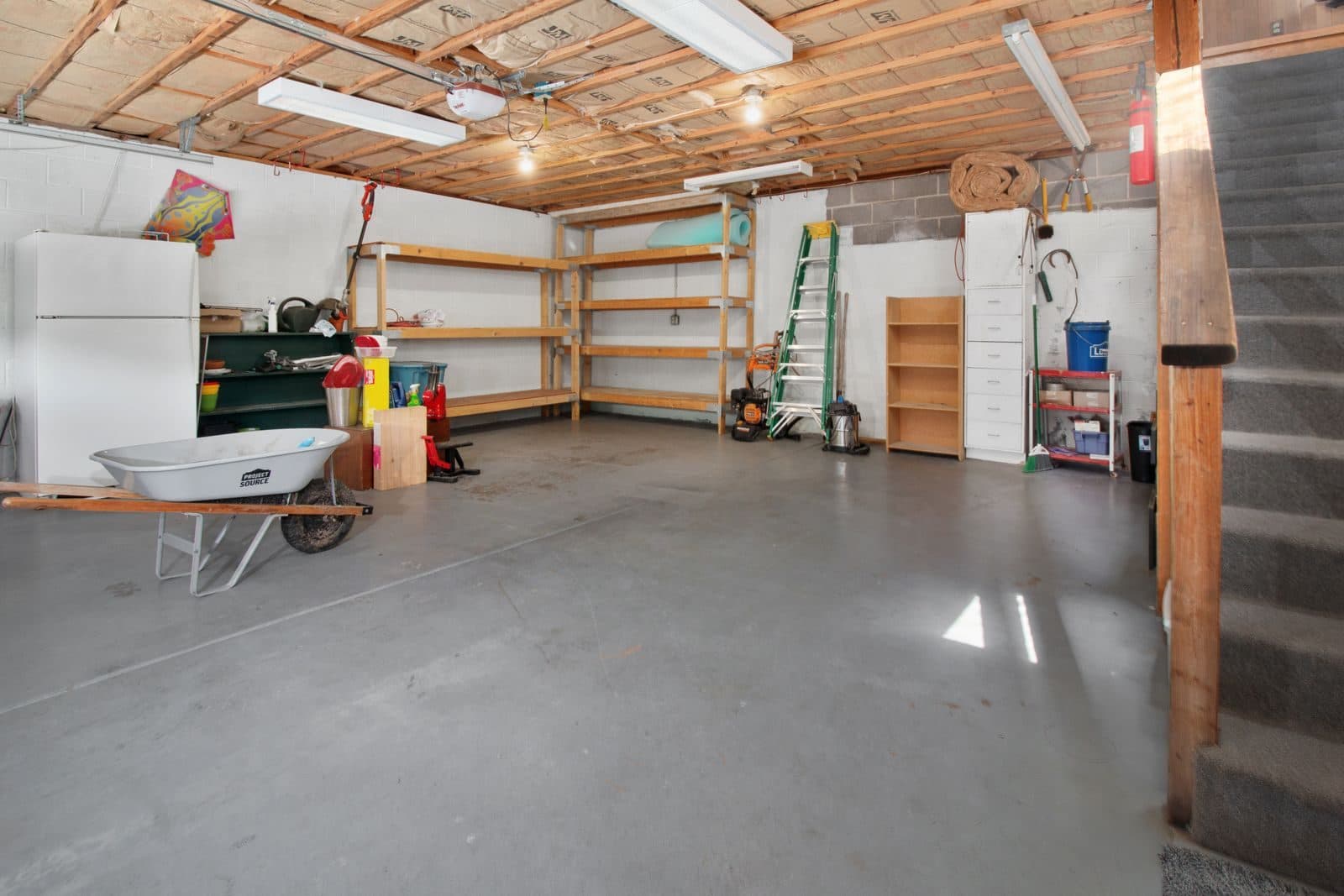 The same space cleared out